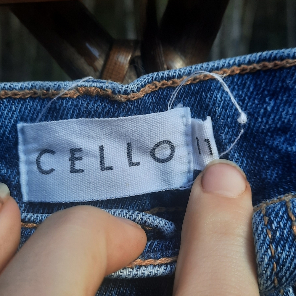 🍀3/15 Cello Boot cut Blue Jeans - Picture 5 of 7